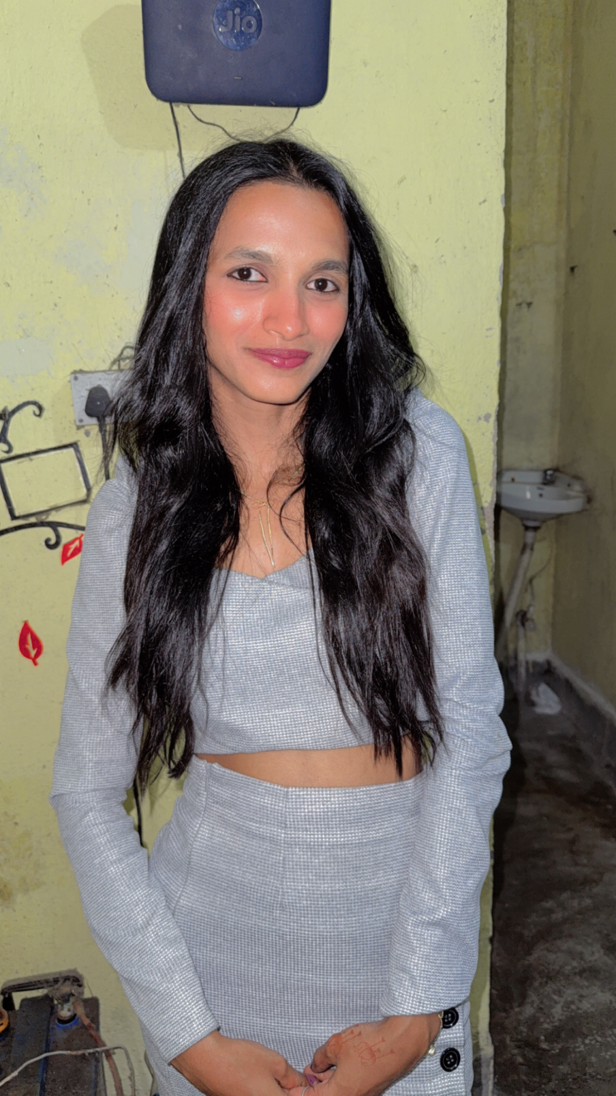 Sangharsh Seth with rose bouquet