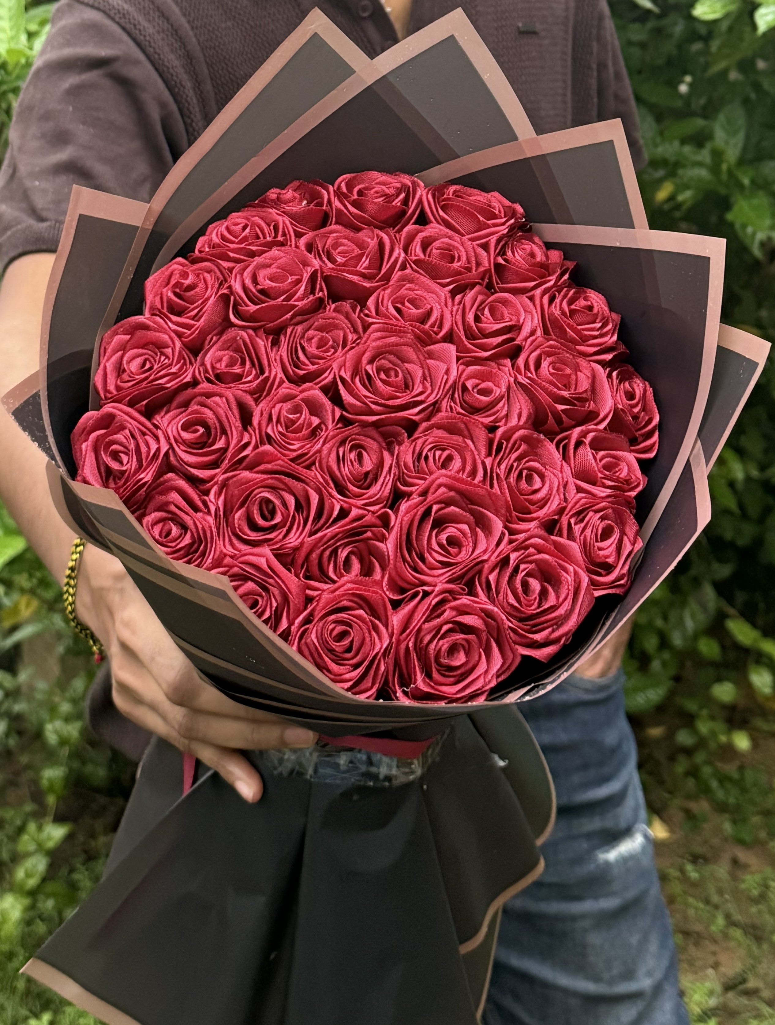 Maroon Rose Bouquet